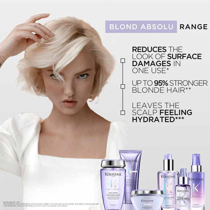 Kérastase Blond Absolu Purple Shampoo & Cicaflash Duo + FREE Travel Shampoo & Cicaflash