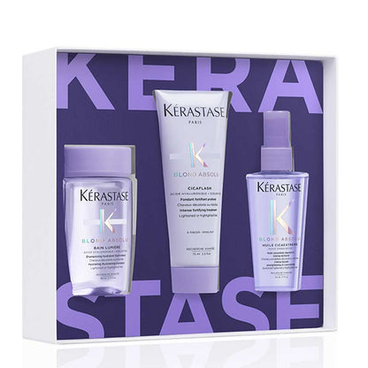 Kérastase Strength Essentials: Blonde Hair Blond Absolu Trio Gift Set Discontinued
