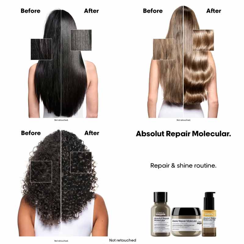 L'Oréal Professionnel Absolut Repair Molecular Bi-Phase Oil For Damaged Hair