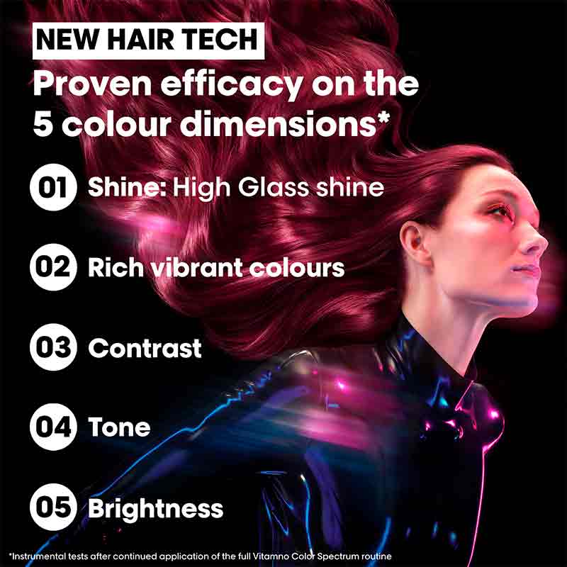 L'Oréal Professionnel Vitamino Color Spectrum Green Tinted Shampoo - Dark Brown Coloured Hair