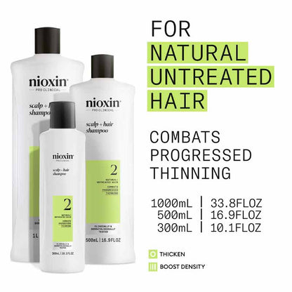 Nioxin System 2 Cleanser Shampoo